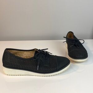 Natural Sole Vivian Lace Up Oxford Size 8